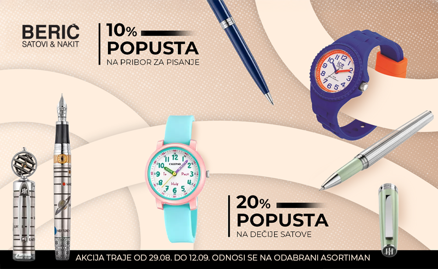 Back to School akcija u BERIĆ galerijama!