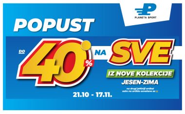 Jesenji popusti u Planeti Sport!
