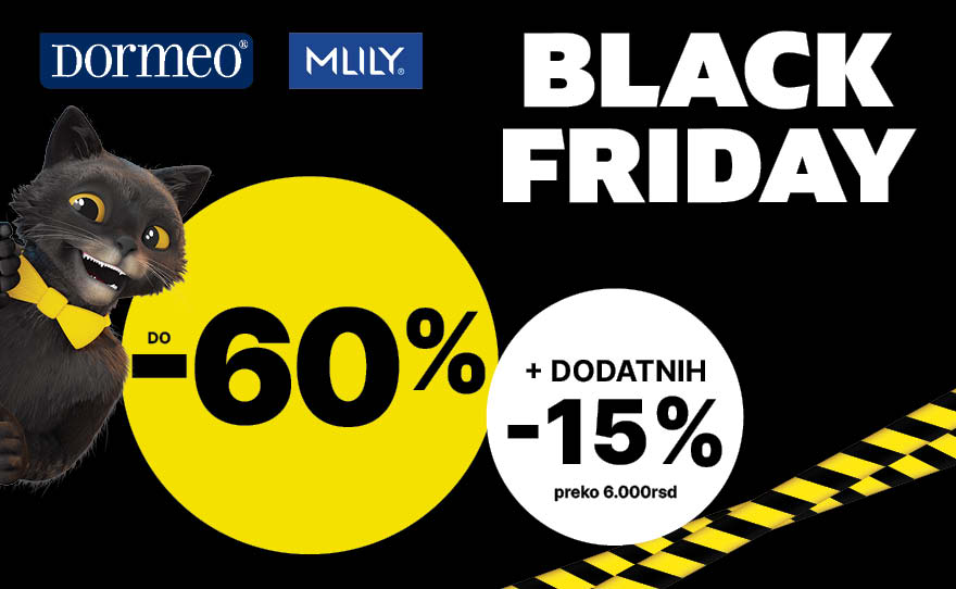 DORMEO HOME – BLACK FRIDAY – dodatne pogodnosti!
