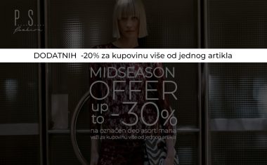 PS Fashion – Dodatnih 20% na označen deo asortimana