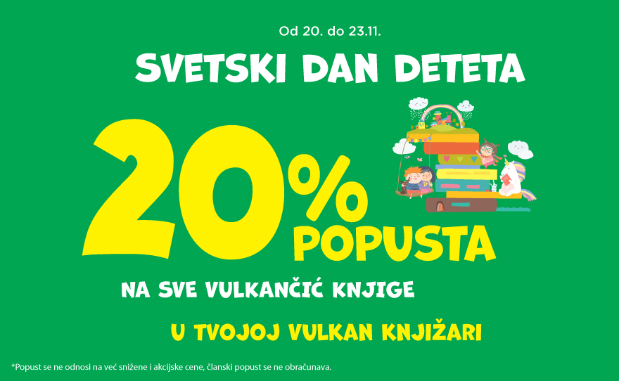 Vulkan – 20% popusta povodom Svetskog dana deteta
