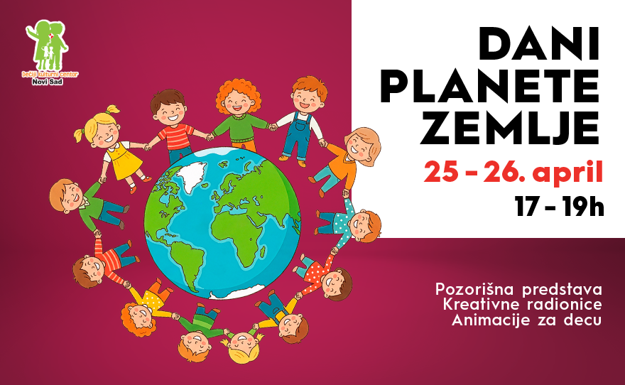 🌍 DANI PLANETE ZEMLJE, 25–26. april od 17 do 19h 🌿