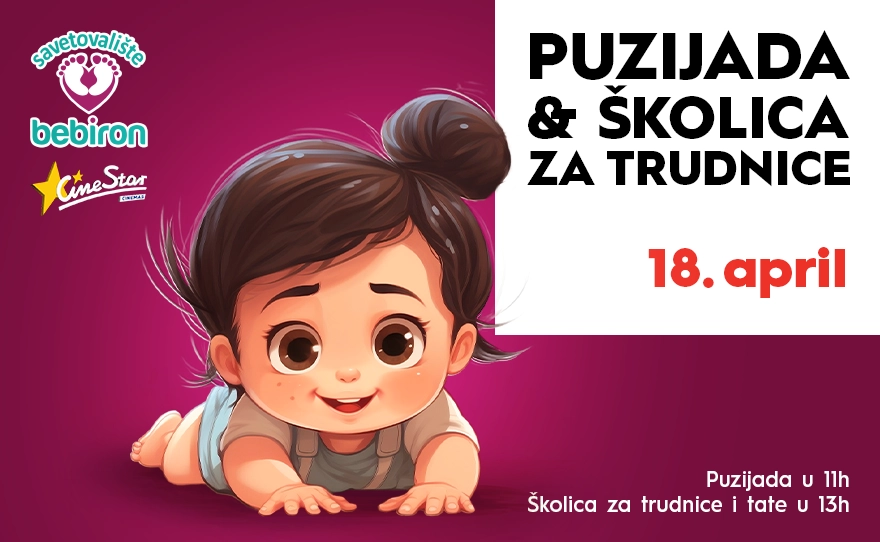 👶 PUZIJADA & ŠKOLICA ZA TRUDNICE – 18. april 👶