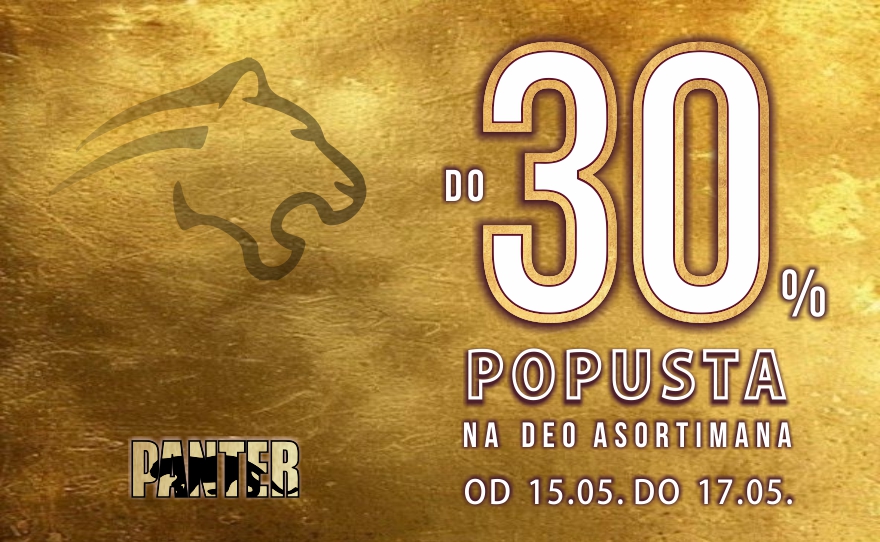 Panter – ROĐENDASKI POPUST DO – 30%