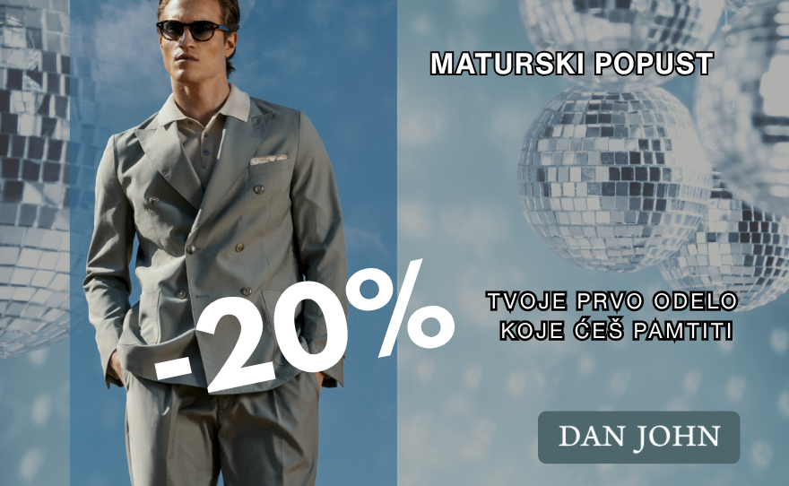 🔥 MATURSKI POPUST U DAN JOHN RADNJAMA 🔥
