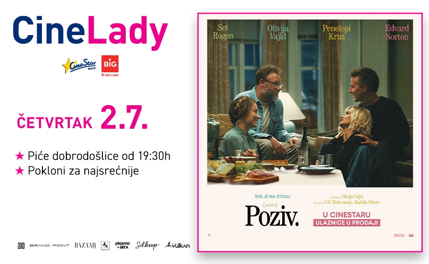 Cinestar – CINELADY POZIV