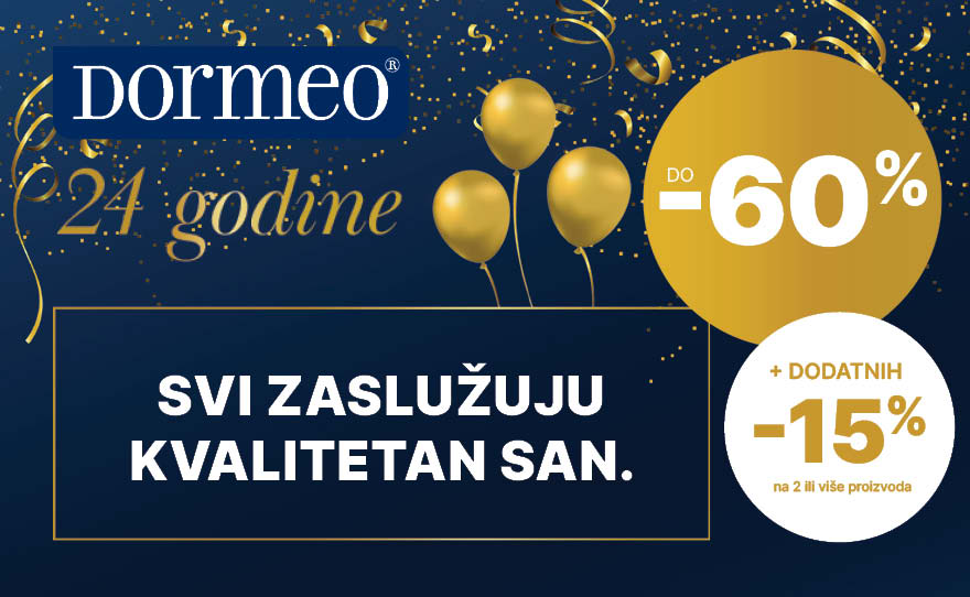 Dormeo rođendanska akcija