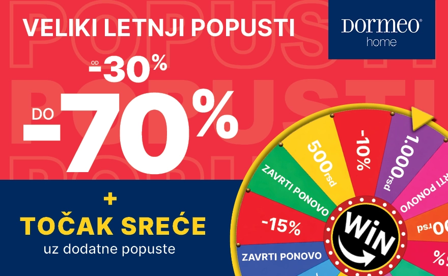 Dormeo home – Točak sreće