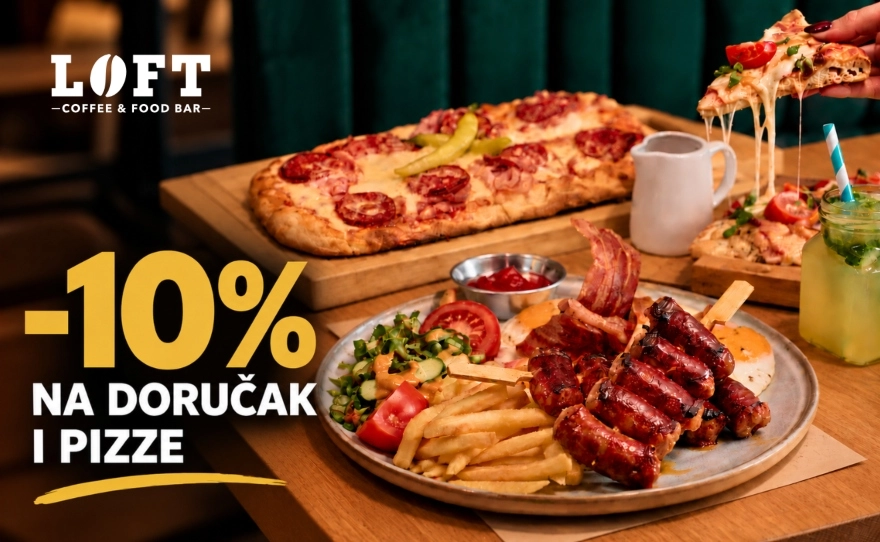 Loft – 10% popusta na doručak i pizze