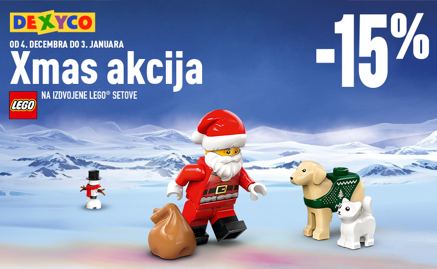 🎅15% POPUSTA na LEGO asortiman ✨