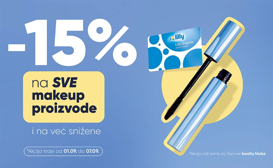 Lilly akcija na SVE makeup proizvode!