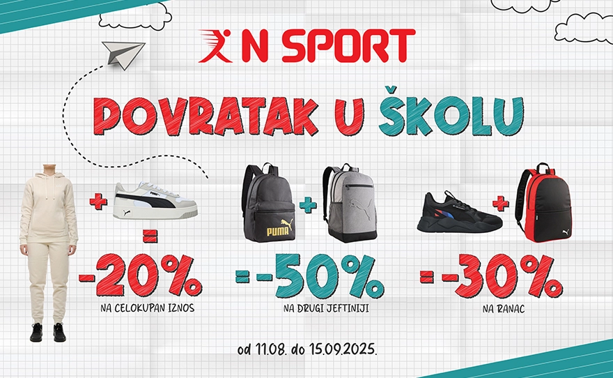 N SPORT – povratak u školu