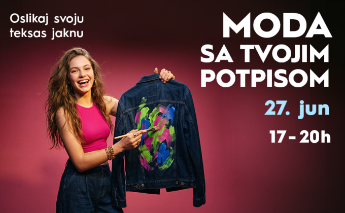 MODA SA TVOJIM POTPISOM | 27. jun | 17–20h 🎨👕