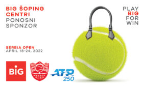 BIG ŠOPING CENTRI: PONOSNI SPONZOR SERBIA OPEN TURNIRA