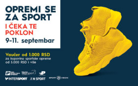 OPREMI SE ZA SPORT I ČEKA TE POKLON – 9-11. septembar
