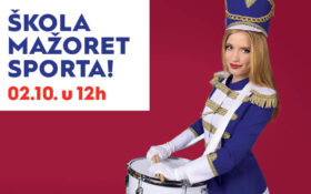 ŠKOLA MAŽORET SPORTA – 2. OKTOBAR, 12h