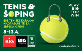 TENIS & ŠOPING, 8 – 13. april 🎾