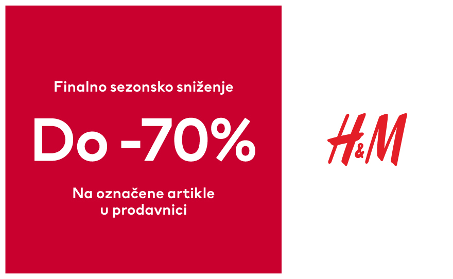 Uživaj u popustima do čak 70%!