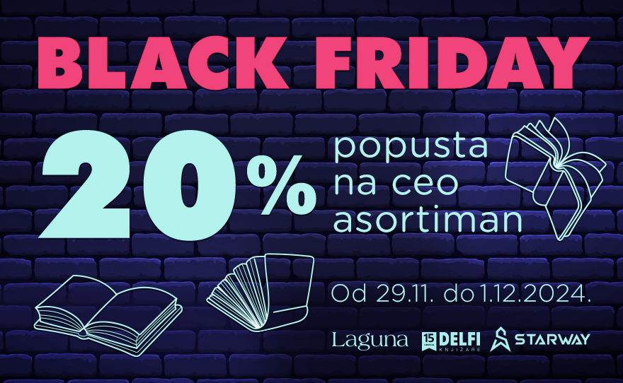 Black Friday u Delfi knjižari – 20% popusta na sve! 🎁📚