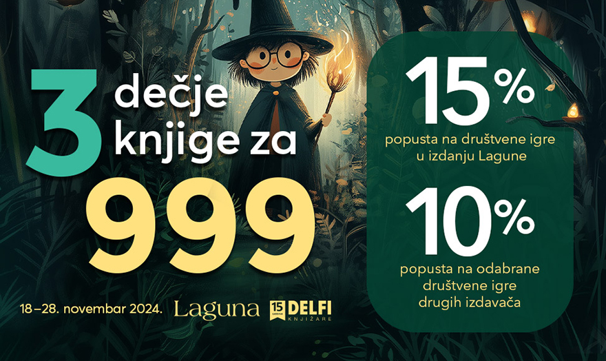3 za 999“ – Knjige za decu i tinejdžere + popust na društvene igre!