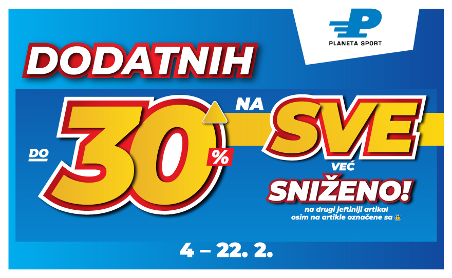 Dodatnih 30% na već sniženo!