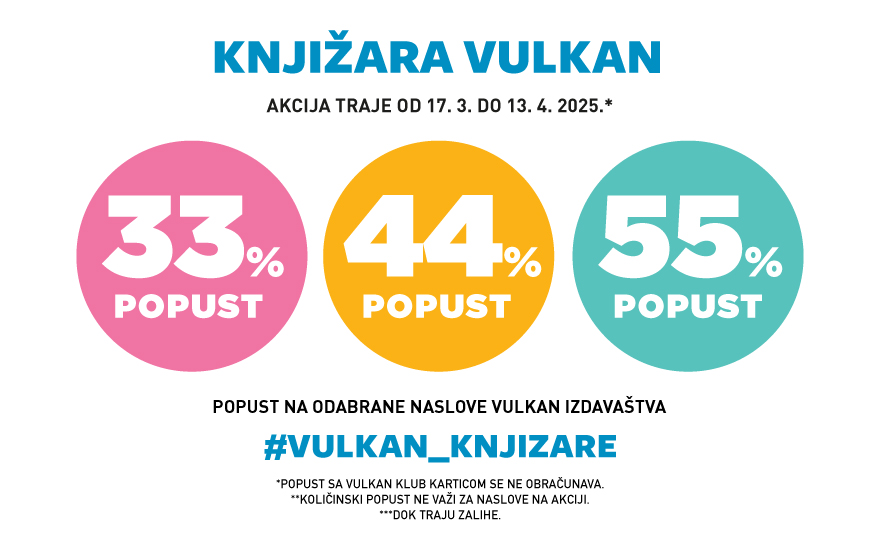 Nova prolećna akcija je počela u tvojoj Vulkan knjižari!🌷