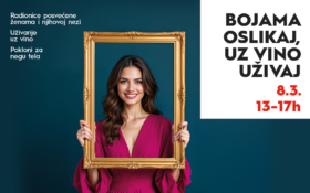🎨 BOJAMA OSLIKAJ I U VINU UŽIVAJ 🍷 – 8. MART!
