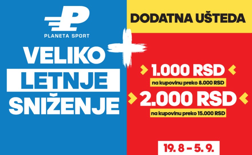 Planeta Sport – Dodatna ušteda 19.8-5.9.