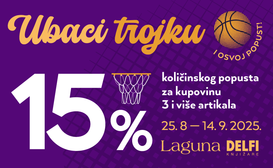 Ubaci trojku i osvoji popust u Laguna knjižari!