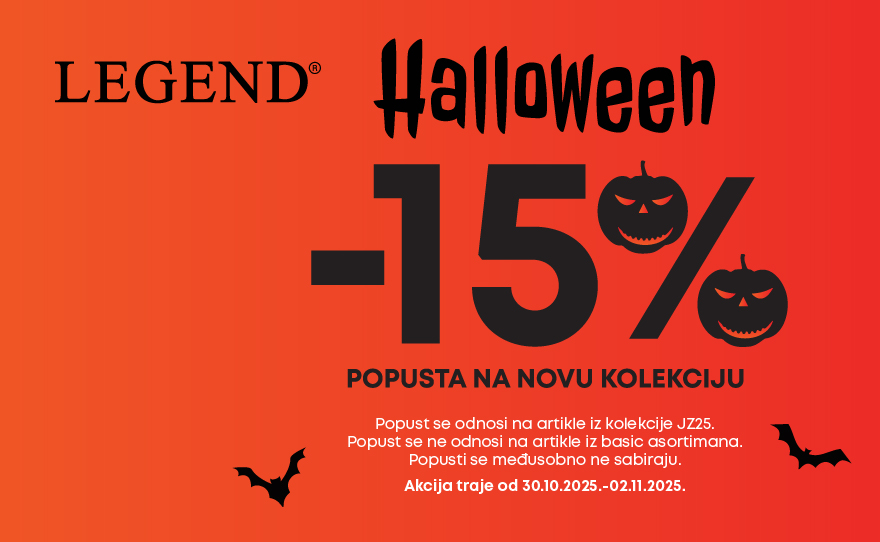 Legend – Halloween vikend popust na novu kolekciju