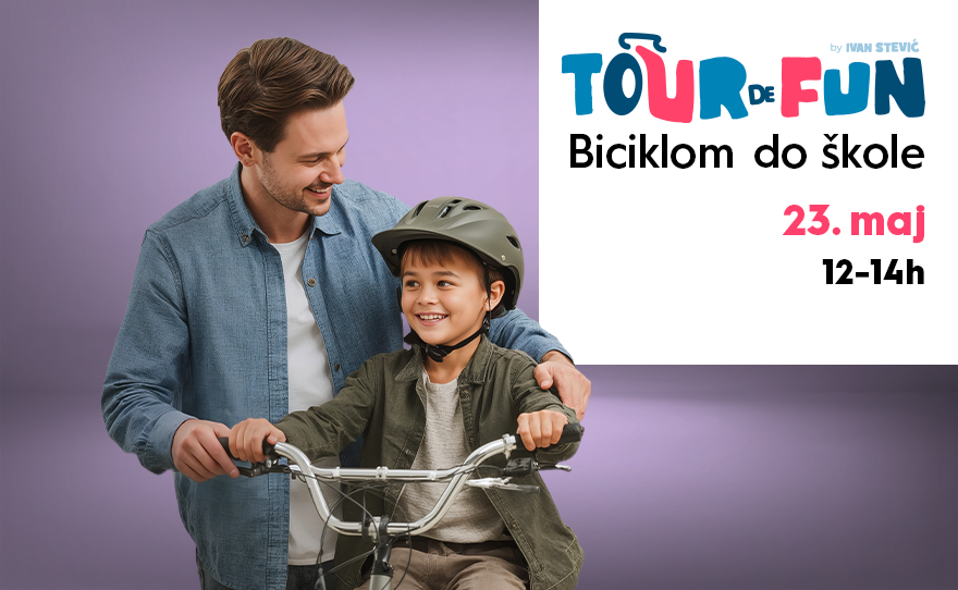 🚴♂️ BICIKLOM DO ŠKOLE, 23. maj, 12-14h 🚴♀️
