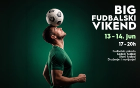 BIG FUDBALSKI VIKEND | 13.6 – 14.6. | 17-20h 🏆