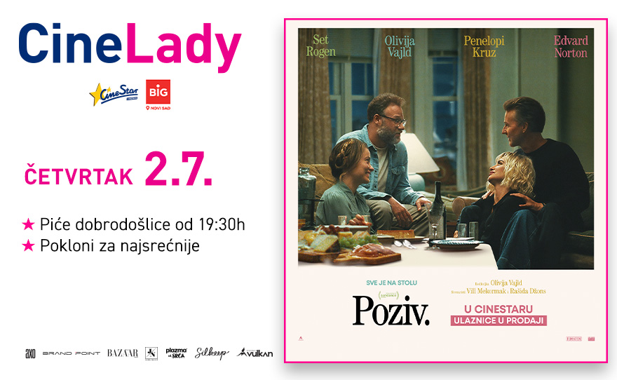 Cinestar – CINELADY POZIV