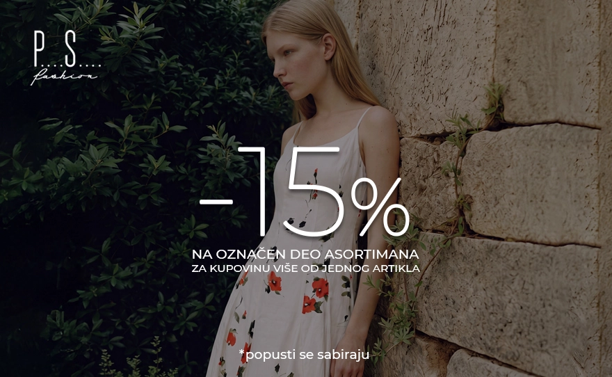 PS Fashion – -15% na označen deo asortimana