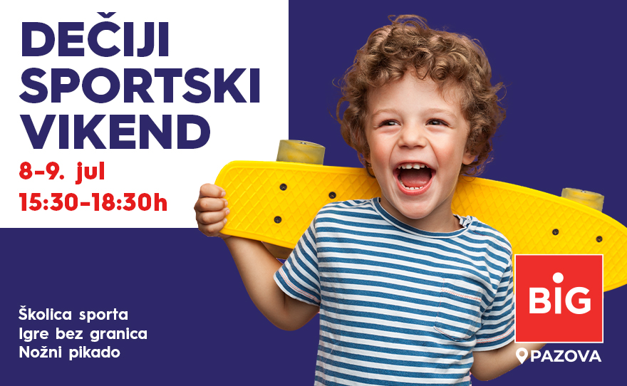 🥇DEČIJI SPORTSKI VIKEND, 1-2. jul, 15:30-18:30h!🥇
