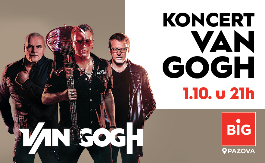 KONCERT VAN GOGH, 1. oktobar u 21h