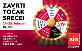 🎡 ZAVRTI TOČAK SREĆE! 24-25. februar 🎡