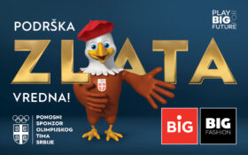 BIG ŠOPING CENTRI PONOSNI SPONZOR OLIMPIJSKOG TIMA SRBIJE!