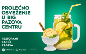 Prolećno osveženje u BIG Pazova centru!🍹🍽️