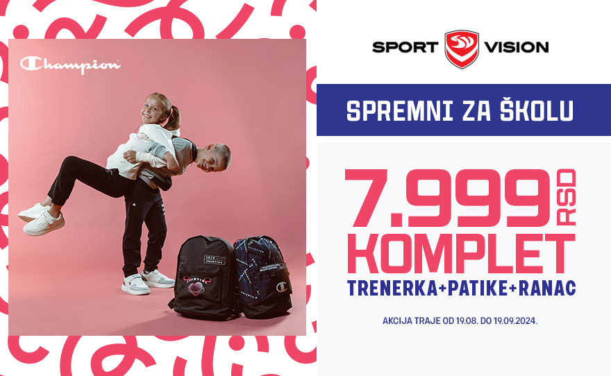 #Champion paket za sjajan start školske godine!