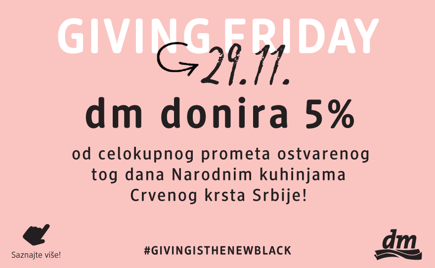 Giving Friday: Kupuj sa svrhom i podrži humanitarni cilj!