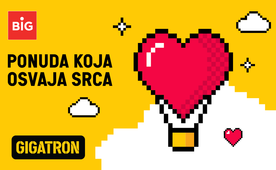 Pronađite savršen poklon za Dan zaljubljenih u Gigatronu!