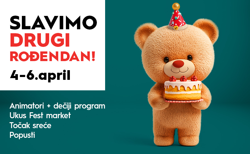 BIG PAZOVA SLAVI 2. ROĐENDAN! 4-6. april 🥳🎉🎊