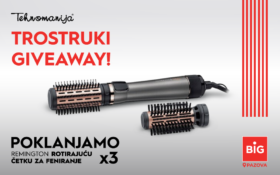 🎉TROSTRUKI GIVEAWAY Remington Rotirajuća četka 🎉