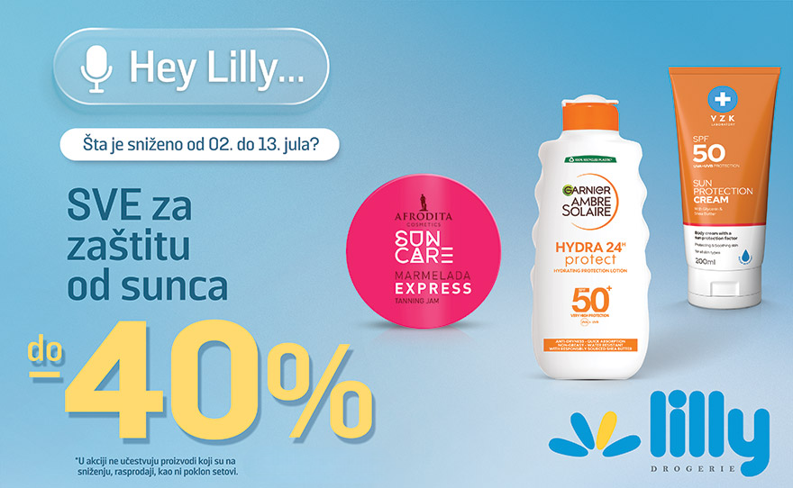 Lilly akcija do 40% popusta!