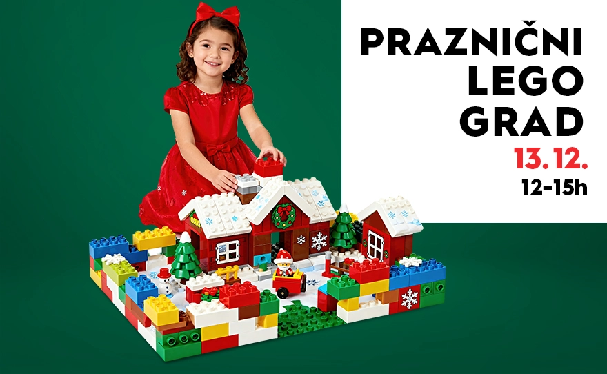PRAZNIČNI LEGO GRAD | 13.DECEMBAR | 12:00–15:00❄️🎄