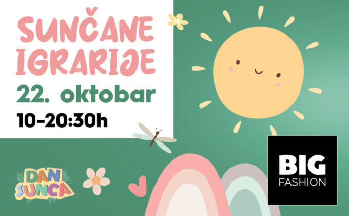Sunčane igrarije u BIG Fashion Podgorica centru!