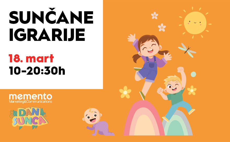 SUNČANE IGRARIJE u BIG FASHION Podgorica centru, 18. mart 🌞