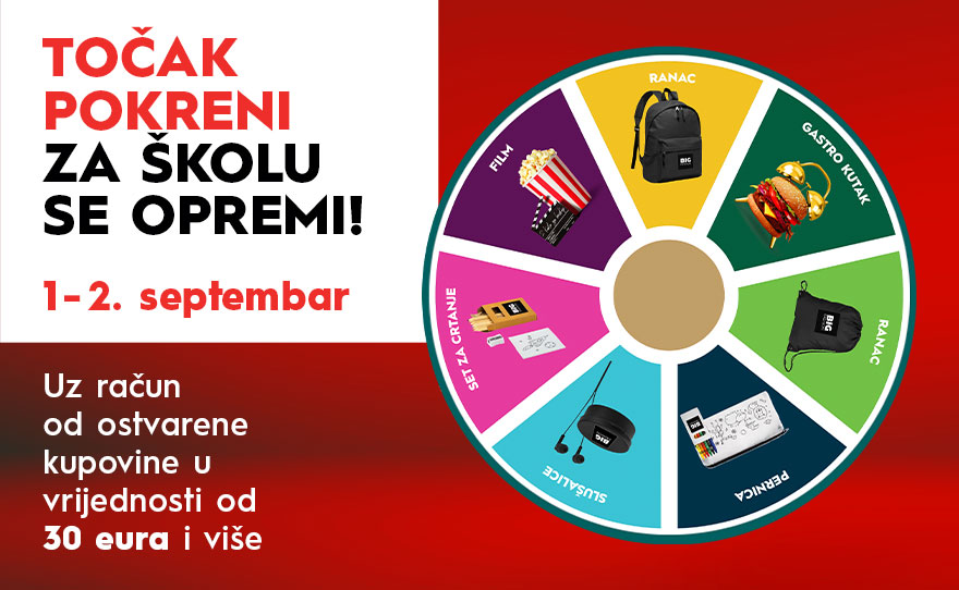 🎡 ZAVRTI TOČAK SREĆE, 01-02.09. ! 🎡