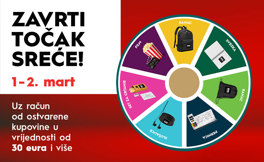 🎡 ZAVRTI TOČAK SREĆE, 01-02.03. ! 🎡